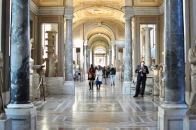 Rome: Vatican Museums, Sistine Chapel + Basilica Option - Pinecone Courtyard and Belvedere: the quick hit of outdoor calm
