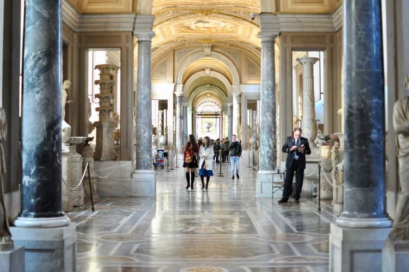 Rome: Vatican Museums, Sistine Chapel + Basilica Option - Pinecone Courtyard and Belvedere: the quick hit of outdoor calm