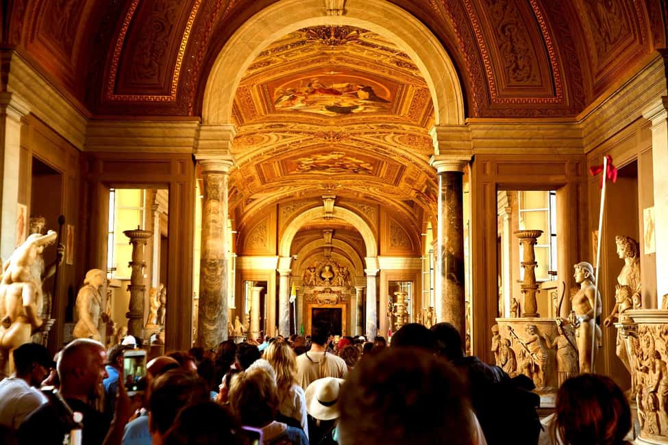Rome: Vatican & Sistine Chapel Tour + Optional Colosseum - Pinecone Courtyard and Pio-Clementino Museum: The Museum Route With Payoff