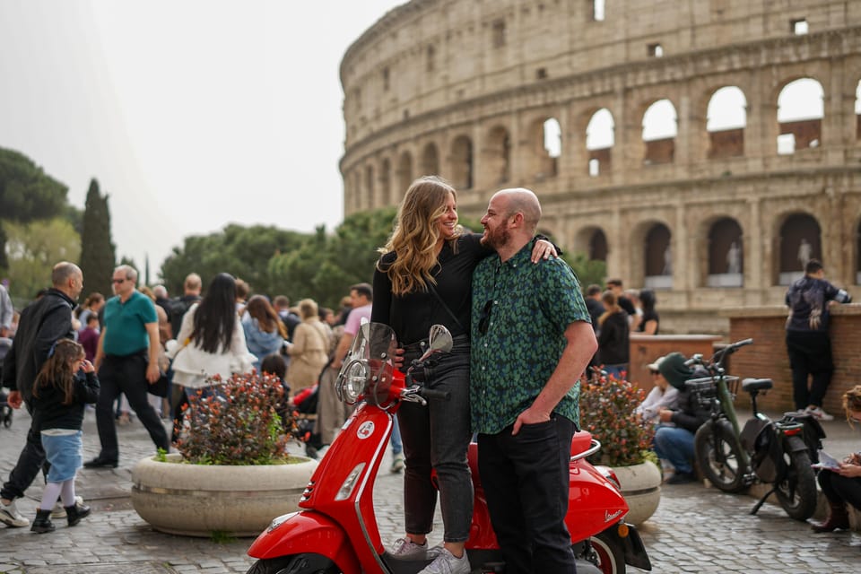 Rome Vespa Tour with Professional Photoshoot - How you get 20 professional photos without it feeling like work