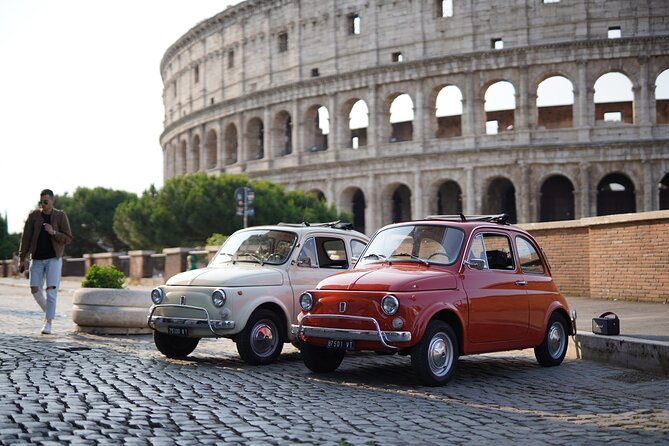 Rome: Vintage Fiat 500 Car Tour with Photographer - Circus Maximus by pass: quick look, less hassle