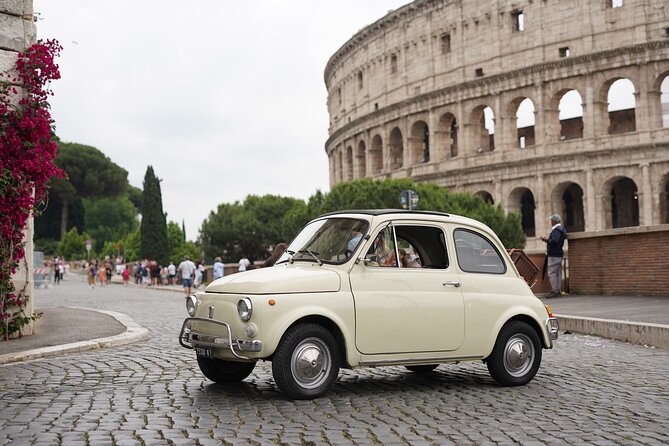 Rome: Vintage Fiat 500 Car Tour with Photographer - Orange Garden (Giardino degli Aranci): terrace views that justify the detour