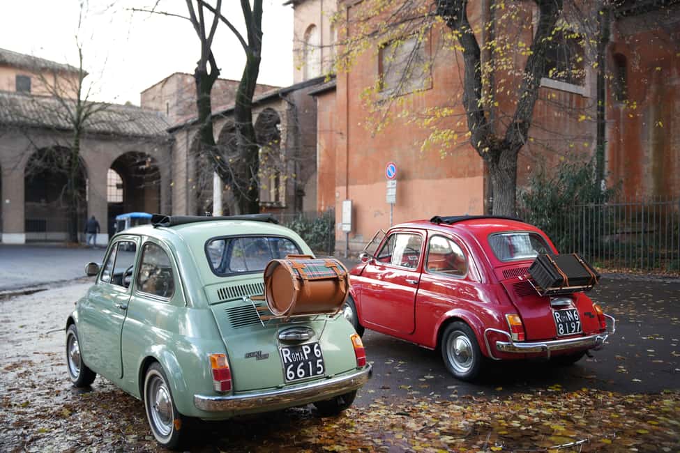Rome: Vintage Fiat 500 Car Tour with Photographer - Trastevere pass by and the fountains you can’t ignore