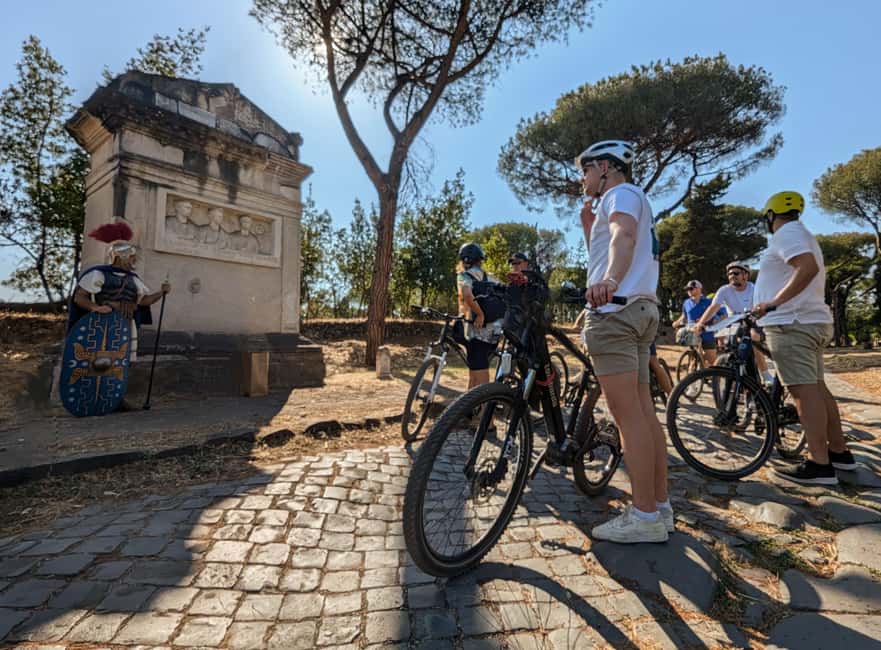 Rome:Appian Way E-bike Tour, Catacombs, Aqueducts & Transfer - Catacombs of Rome: The Guided 45-Minute Underground Time Slot
