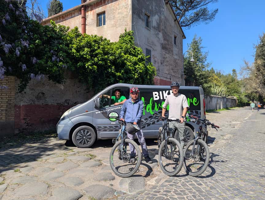 Rome:Appian Way E-bike Tour, Catacombs, Aqueducts & Transfer - Parco Regionale Appia Antica and the Countryside Switch in Your Head