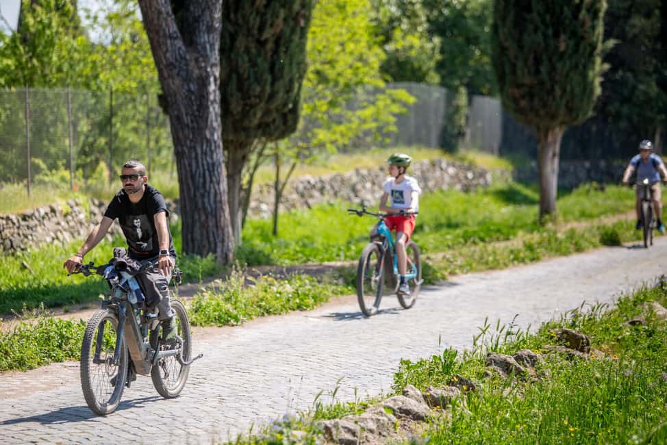 Rome:Appian Way E-bike Tour with Catacombs, Aqueducts & Food - Who should book this Appian Way e-bike tour
