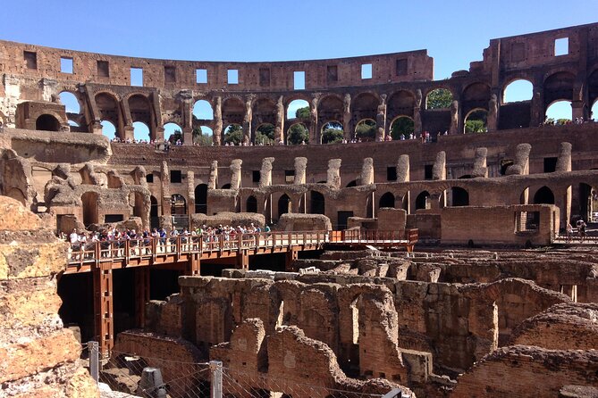 ROME:COLOSSEUM EXPRESS GLADiATOR ARENA SMALL GROUP/PRIVATE TOUR - Fast-Track Entry at the Colosseum: What the 1h15 Tour Really Covers
