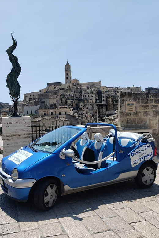 Sassi in Tour with Twingo cabriolet - The 1-hour route: what you actually see in the Sassi
