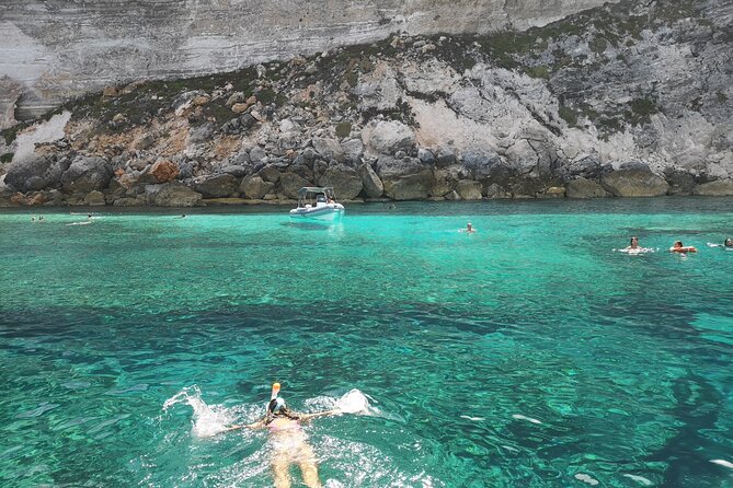 SciatumiaDay boat tour to Lampedusa with typical lunch - Snorkeling reality check: clear water does not always mean lots of fish