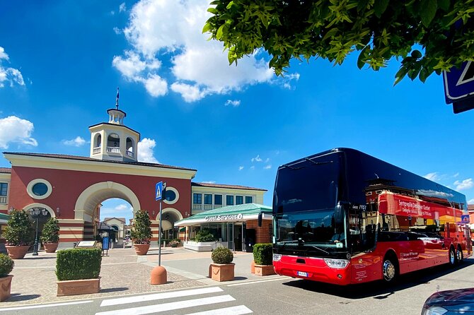 Serravalle Outlet Shopping Mall Shuttle Bus - Return ticket - Fashion Pass Discounts and the VIP Shopping Pass Upgrade