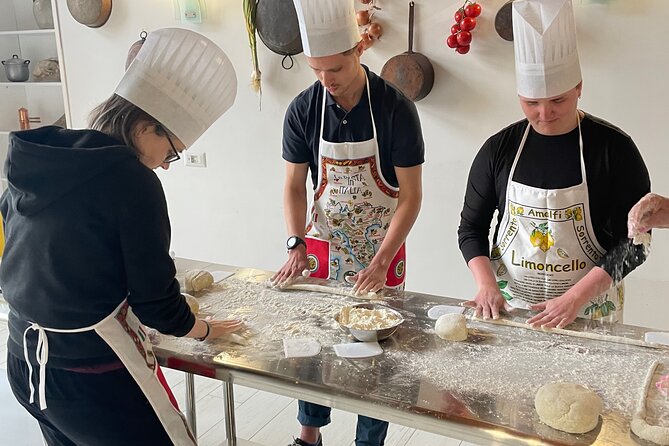 Shared Cooking Class with Fresh Garden Ingredients in Sorrento - Views and walking: the beach setting is part of the experience