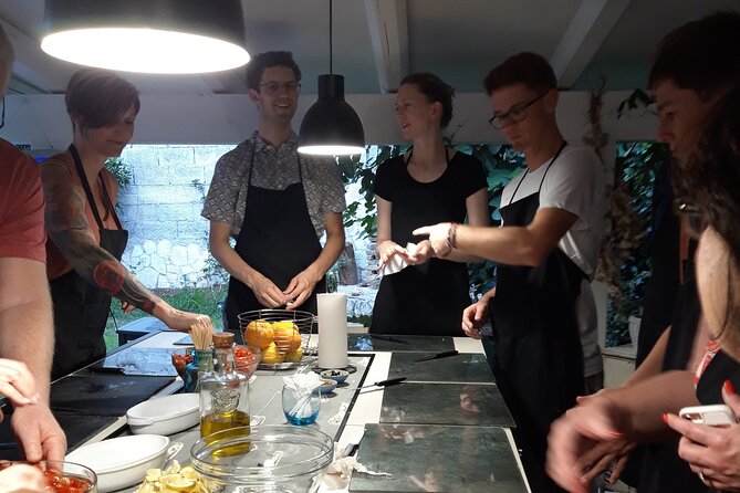 Sicilian Cuisine Cooking Class in Palermo - The menu you’ll cook: mussels, caponata, pistachio pasta, and semifreddo