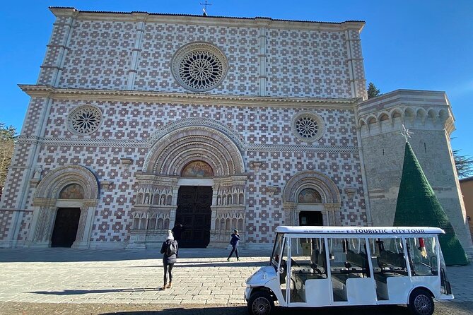 Sightseeing Tour of L'Aquila aboard an Electric Shuttle - Fontana Luminosa and Fontana delle 99 Cannelle: fountain stops that keep the route lively