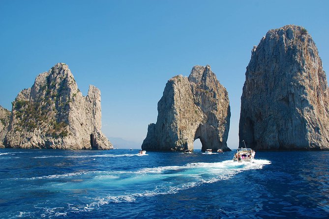 Small Group Boat Tour Capri & Blue Grotto with Swimming Stops - Sailing Out: Marina Grande and the Sorrento Coast Views