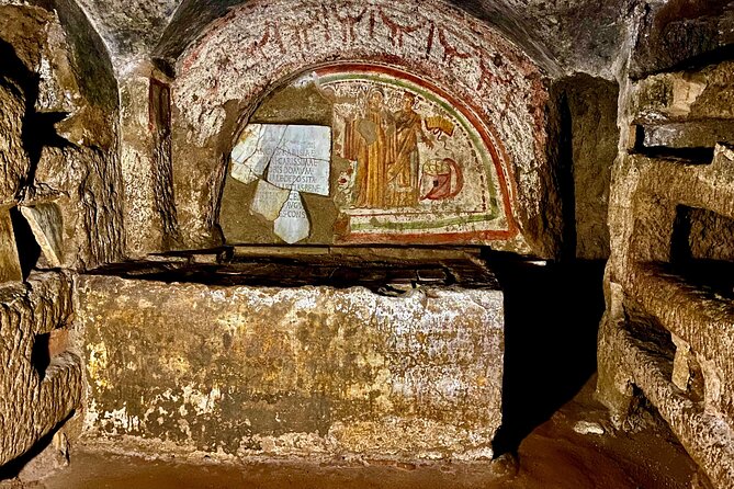 Small Group Express Tour of Roman Catacombs with Transfer - Getting To Catacombe Di Domitilla: Meeting Point, Wi‑Fi, and Luggage Drop