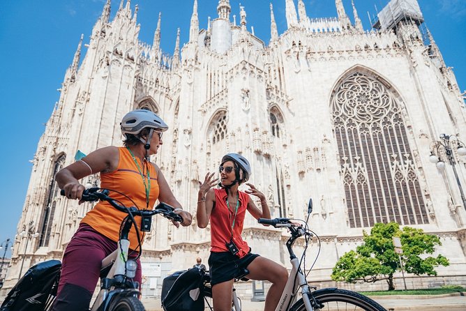 Small-group Milan Highlights e-Bike Tour - Castello Sforzesco: castle grounds, quick context, extra for entry