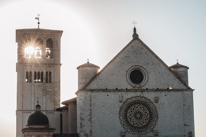 Small Group Tour of Assisi and St. Francis Basilica - St. Clare in pink stone: frescoes and the Crucifix tradition