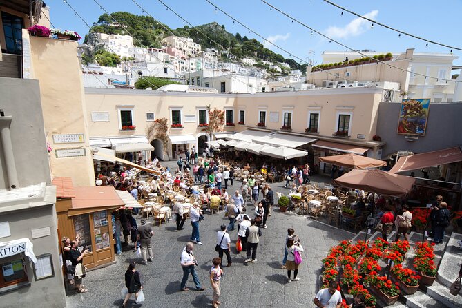 Small Group Tour of Capri & Blue Grotto from Naples and Sorrento - Capri Town Stops: Piazzetta, Via Camerelle, and the Gardens of Augustus