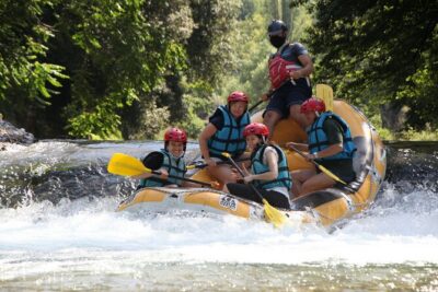 "Soft" rafting - What the River Feels Like: Calm Greenery Then Playful Rapids