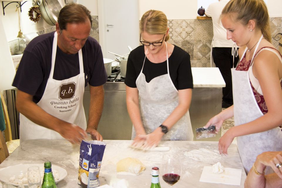 Sorrento: Authentic Local Cooking Class and Meal - Key things to know before you go