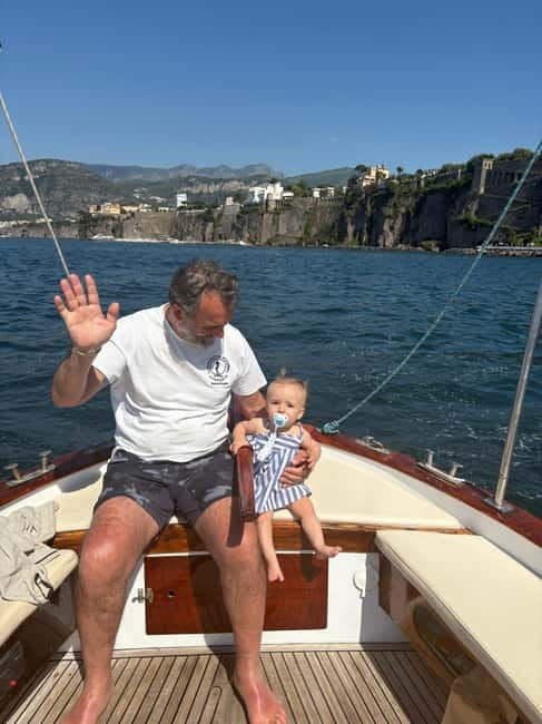 Sorrento: Boat Coastal Cruise with Swim and Limoncello - Stop 1: Boarding at Cooperativa Azzurra (Via Marina Grande)