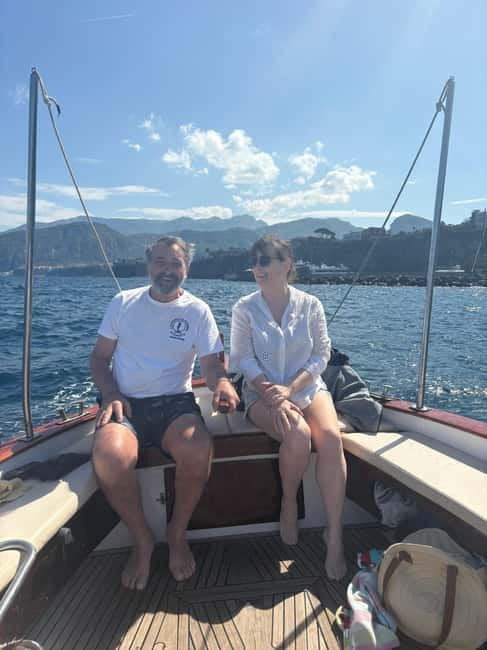 Sorrento: Boat Coastal Cruise with Swim and Limoncello - Marina di Puolo: A Pretty Bay With a Yacht-Quiet Feeling