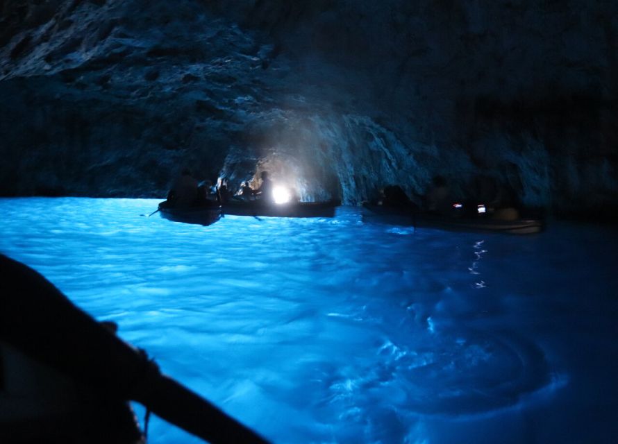Sorrento: Capri, Anacapri and Blue Grotto Guided Tour - Blue Grotto: the cave experience and why timing matters