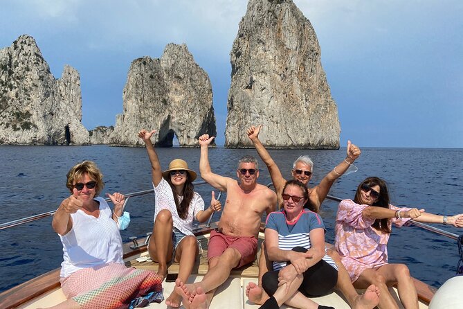 Sorrento: Capri Select Boat Trip with Swim, Drinks & Pick Up - Blue Grotto option: iconic, but short—and not guaranteed