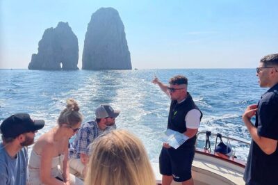 Sorrento: Capri Select Boat Trip with Swim, Drinks & Pick Up - Getting to the dock: pickup that can save time (but has limits)