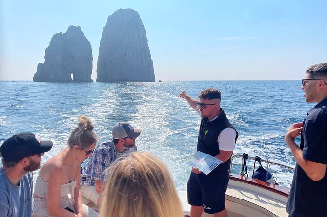 Sorrento: Capri Select Boat Trip with Swim, Drinks & Pick Up - Getting to the dock: pickup that can save time (but has limits)