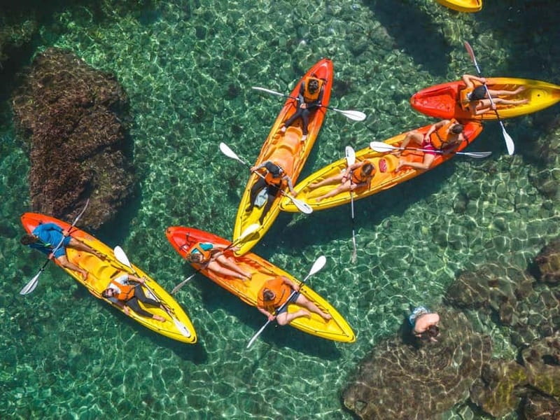 Sorrento: kayak small group tour to Bagni Regina Giovanna - The 10-minute safety briefing: beginner-proof without being babyish