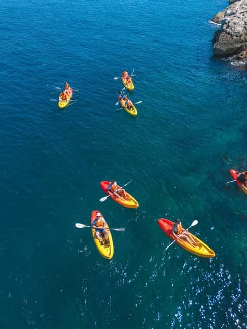 Sorrento: kayak small group tour to Bagni Regina Giovanna - Kayak time vs swim time: how the 2-hour pace feels