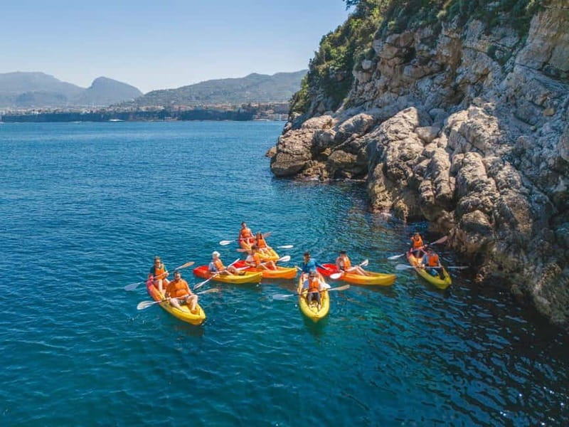Sorrento: kayak small group tour to Bagni Regina Giovanna - What to bring so you don’t waste time at the changing room