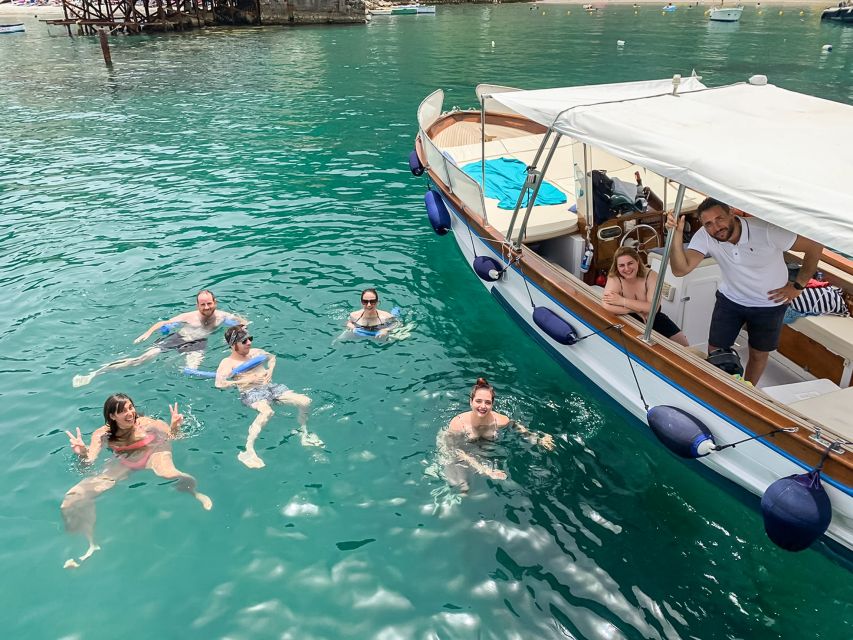 Sorrento: Sightseeing Cruise with Limoncello Tasting - Baths of Queen Giovanna: Ancient Pool + Real Snorkel Time