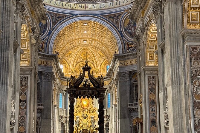 St. Peter's Semi-Private Tour (small groups) - Michelangelo’s Dome and Bernini’s Baldachin: The Visual Roadmap