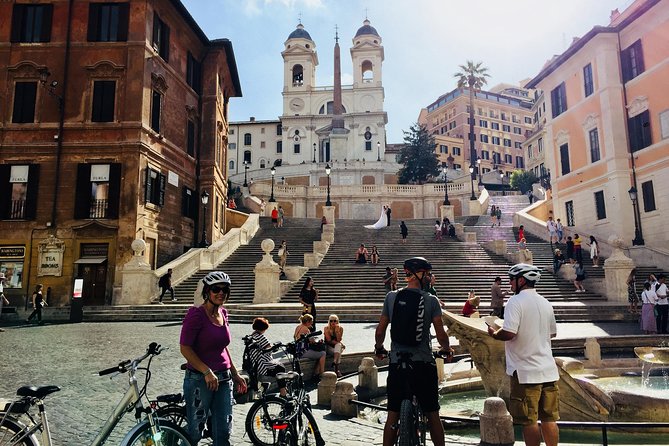 Sunrise in Rome: Small Group E-Bike tour with Italian Breakfast - Colosseum quick stop: great photos, no admission included