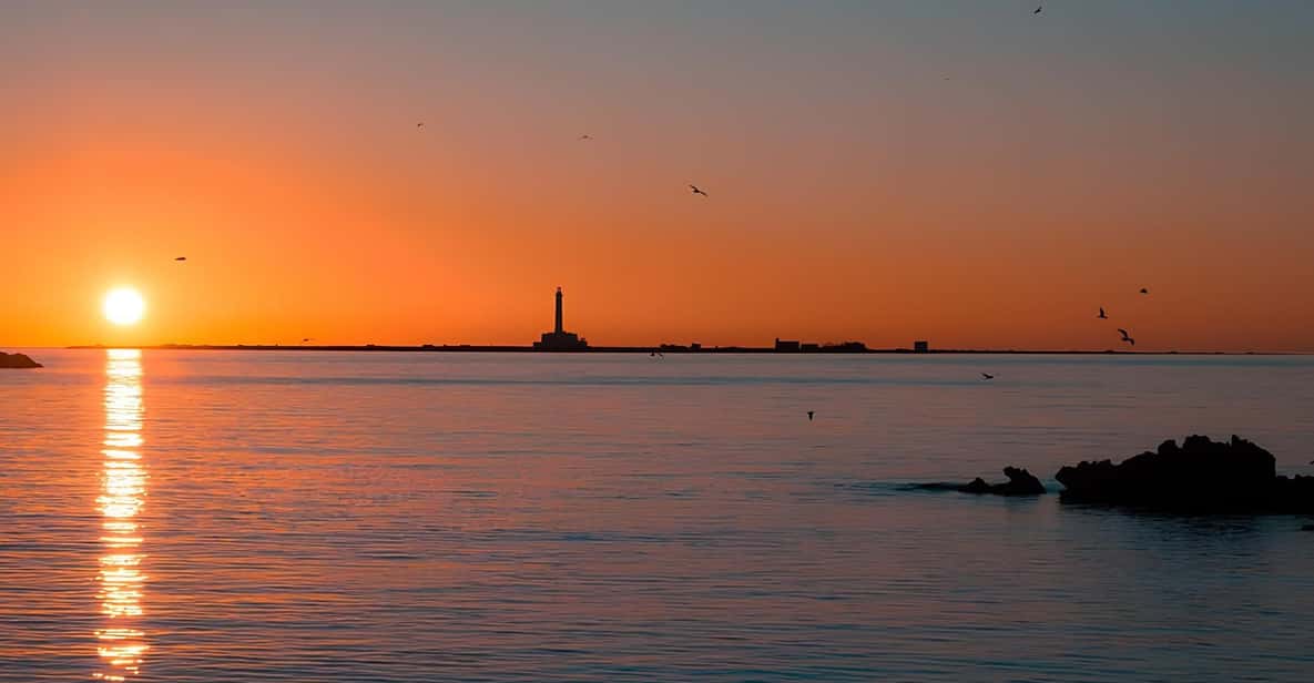 Sunset at the Island of S.Andrea Gallipoli - With aperitif - The Sunset Moment Near Sant’Andrea Island