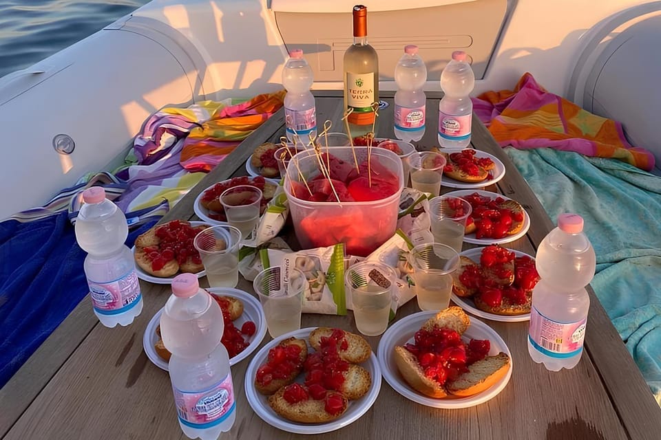 Sunset at the Island of S.Andrea Gallipoli - With aperitif - Weather and Wind: The Maestrale Factor