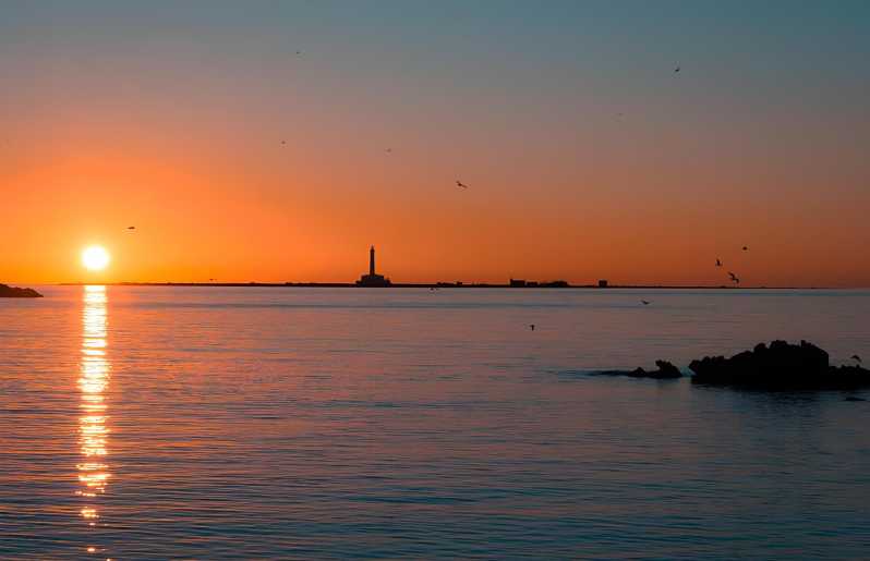 Sunset at the Island of S.Andrea Gallipoli - With aperitif - Route and Timing: 5:00 PM Departure and Return at Dusk