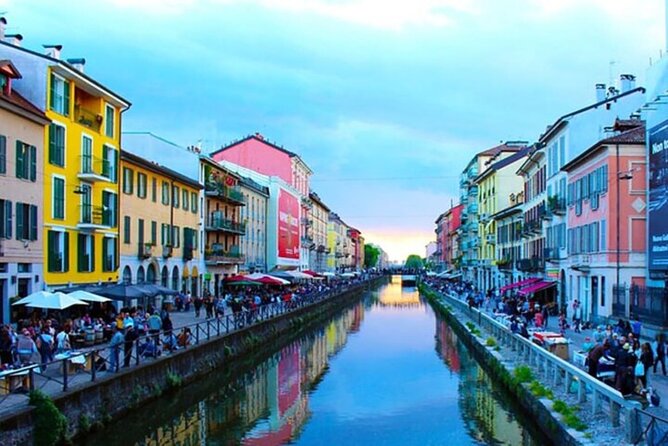 Sunset Navigli Boat Tour in Milan with Optional Aperitivo - Darsena Milan: where historic canals meet modern hangout energy