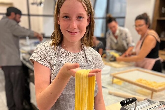 Super Fun Pasta & Gelato Class by Vatican with Wine + Oil Tasting - The pasta lesson: beginners welcome, and the real tricks matter