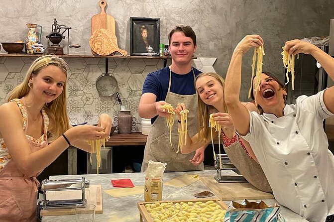 Super Fun Pasta & Gelato Class by Vatican with Wine + Oil Tasting - Wine-and-oil tasting: small sips, big context