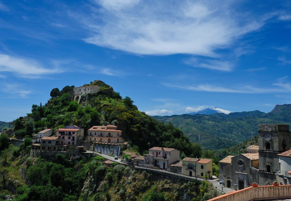 Taormina: The Godfather Film Tour to Savoca and Forza d'Agrò - Forza d’Agro: castle views, Sant’Agostino, and Vito’s escape