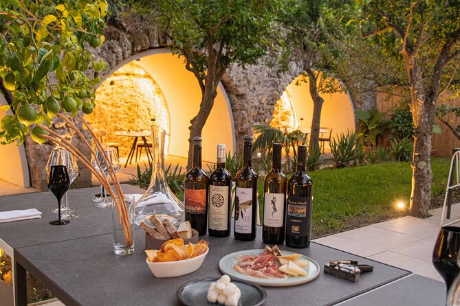Tasting of 5 Wines with Typical Products in Sorrento - Bruschetta, cold cuts, cheeses, and extra virgin olive oil pairings