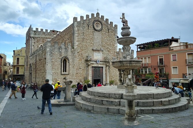 The Godfather and Taormina Tour from Messina - Porta Catania, Duomo di Taormina, and the Minotaur Fountain Plan