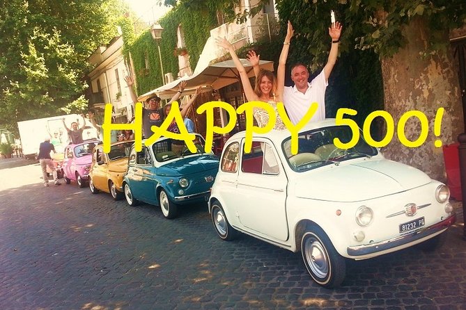 The ORIGINAL Fiat 500 Tour of Rome's 7 Hidden Gems - Piazzale Giuseppe Garibaldi: a terrace view with big-city layers