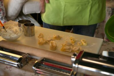 The secrets to Learn Fresh Pasta & Gelato in a Glam Home - What you actually make: ravioli, tagliatelle, and tiramisu-based dessert