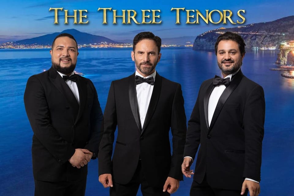 The Three Tenors in Sorrento: Opera Arias, Naples and Songs - The Corréale Museum setting makes it feel special