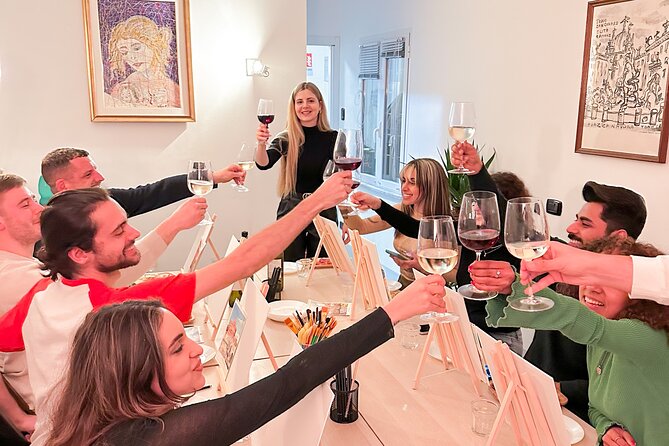 Tipsy Painting Class Rome - Tipsy Painting in Monti: the experience in plain terms