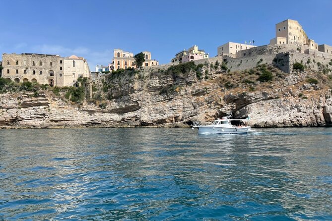 Tourist boat tour of the Gaeta peninsula - Price and value: $26.61 buys one hour of guided coastal reading